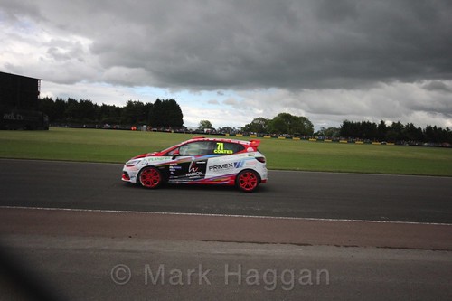 Max Coates in the Renault Clio Cup during the BTCC weekend at Croft, June 2017