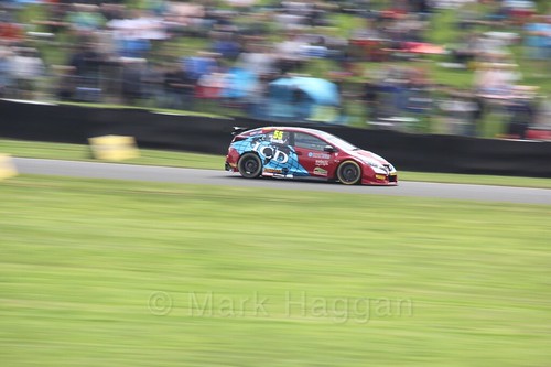 Jeff Smith in BTCC action at Oulton Park, May 2017