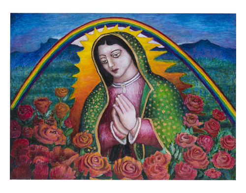 Autor: ANGEL LUIS RODRIGUEZ, La Madre de México  60x80 cm