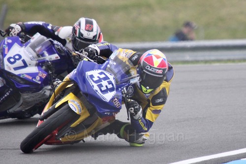 Daniel Valle in World Supersport 300 at Donington Park, May 2017