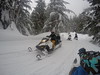Snowmobiling in the Whistler backcountry