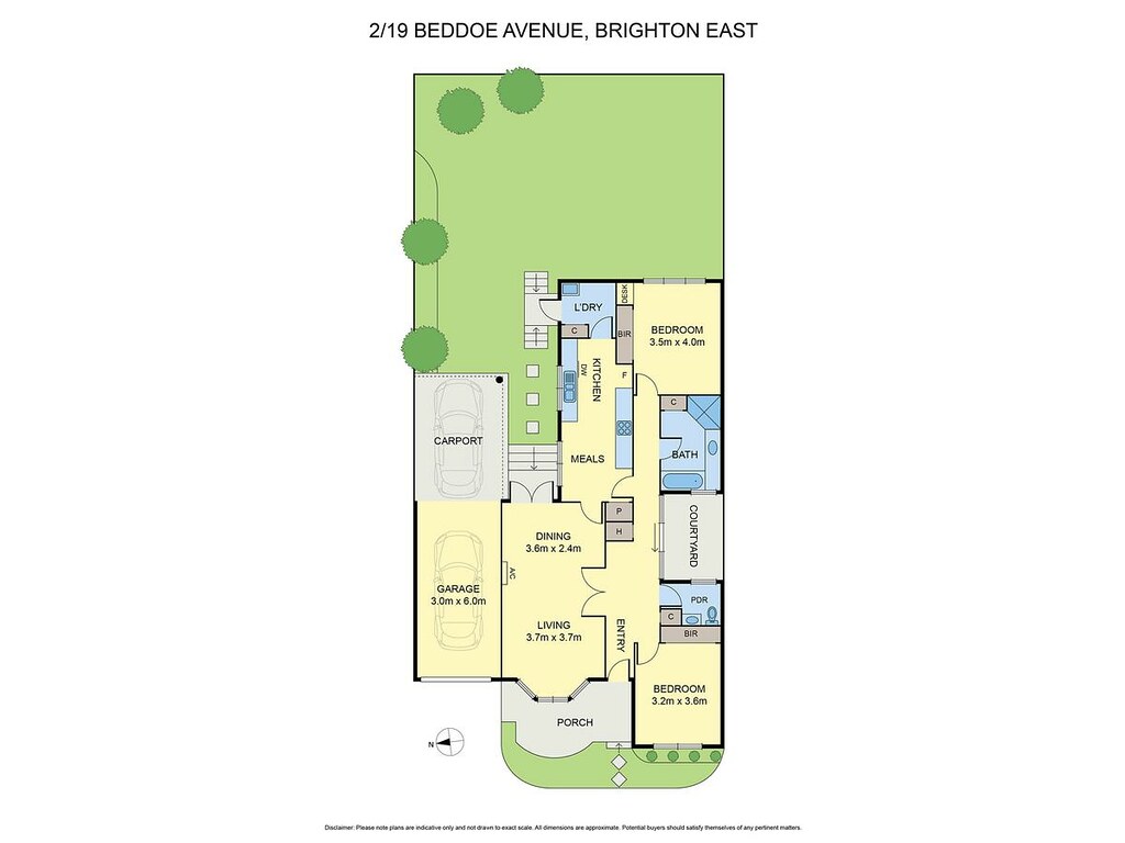 2/19 Beddoe Avenue floorplan