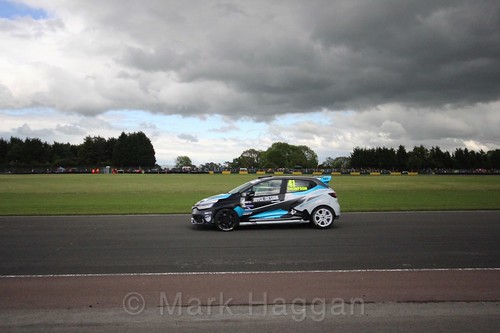 Aaron Thompson in the Renault Clio Cup during the BTCC weekend at Croft, June 2017