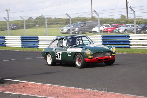 Garth Maxwell in the HRCA Historic Sports Cars at Kirkistown, June 2017