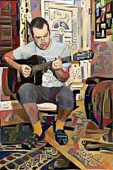 263/365 Man with Guitar 1883.. Part 3 Going Artistic, Cubism