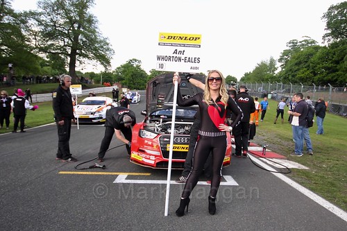 Ant Whorton-Eales on the grid at Oulton Park, May 2017