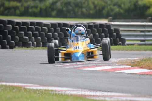 Ryan Campbell in the Formula Ford FF1600 championship at Kirkistown, June 2017