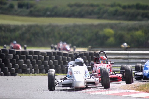 Keith Donegan in the Formula Ford FF1600 championship at Kirkistown, June 2017