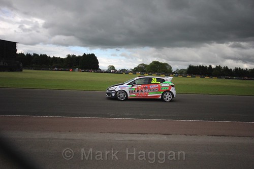 Shayne Deegan in the Renault Clio Cup during the BTCC weekend at Croft, June 2017