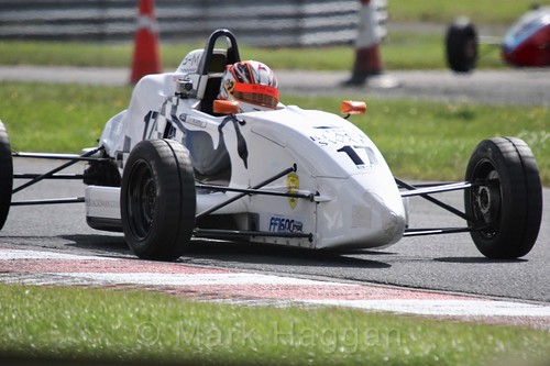Tom McArthur in the Formula Ford FF1600 championship at Kirkistown, June 2017