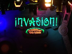 Sign for Invasion! An ExtraTERRORestrial Alien Encounter at DisneyQuest • <a style="font-size:0.8em;" href="http://www.flickr.com/photos/28558260@N04/34839820125/" target="_blank">View on Flickr</a>