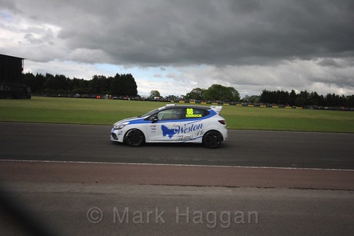 Lucas Orrock in the Renault Clio Cup during the BTCC weekend at Croft, June 2017
