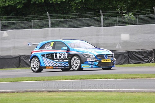 Aiden Moffat in BTCC action at Oulton Park, May 2017