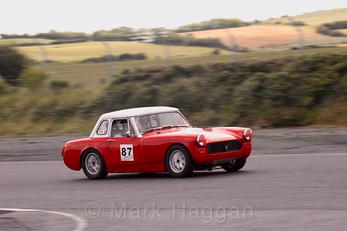 Ken McAvoy in the HRCA Historic Sports Cars at Kirkistown, June 2017