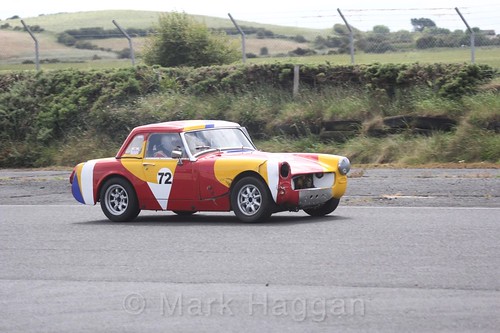 Wolfgang Schnittger in the HRCA Historic Sports Cars at Kirkistown, June 2017