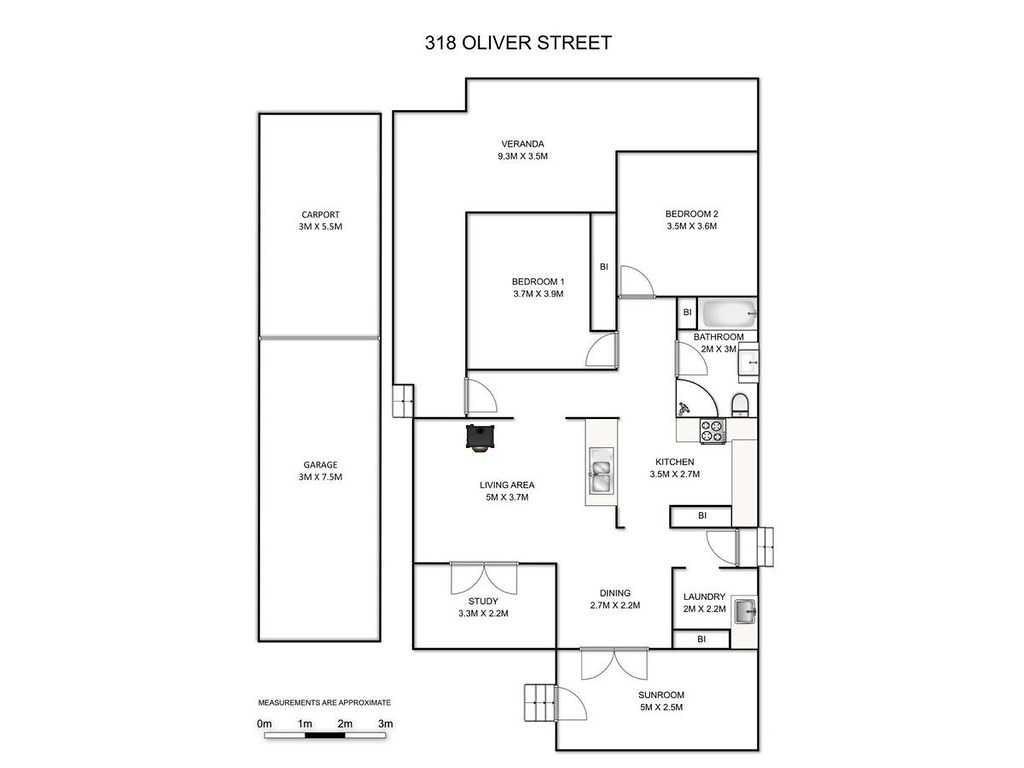318 Oliver Street, Grafton NSW 2460 floorplan