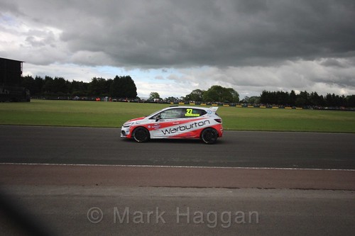 Nathan Harrison in the Renault Clio Cup during the BTCC weekend at Croft, June 2017