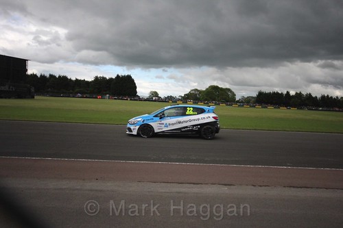 Paul Rivett in the Renault Clio Cup during the BTCC weekend at Croft, June 2017