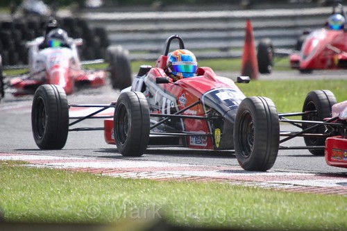 Josh Smith in the Formula Ford FF1600 championship at Kirkistown, June 2017