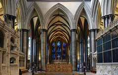 Salisbury Cathedral, altar and retro choir