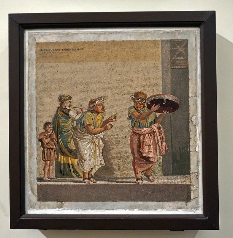Mosaic from Pompeii - National Archaeological Museum, Naples, Italy<br/>© <a href="https://flickr.com/people/38743501@N08" target="_blank" rel="nofollow">38743501@N08</a> (<a href="https://flickr.com/photo.gne?id=35911405291" target="_blank" rel="nofollow">Flickr</a>)