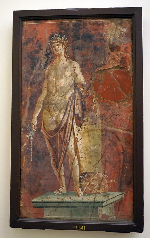 Fragment from Pompeii (Statue of Apollo) - National Archaeological Museum, Naples, Italy<br/>© <a href="https://flickr.com/people/38743501@N08" target="_blank" rel="nofollow">38743501@N08</a> (<a href="https://flickr.com/photo.gne?id=35983555926" target="_blank" rel="nofollow">Flickr</a>)