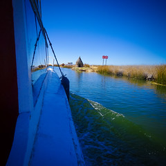 Arriving at Uros