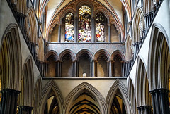 Salisbury Cathedral, above choir