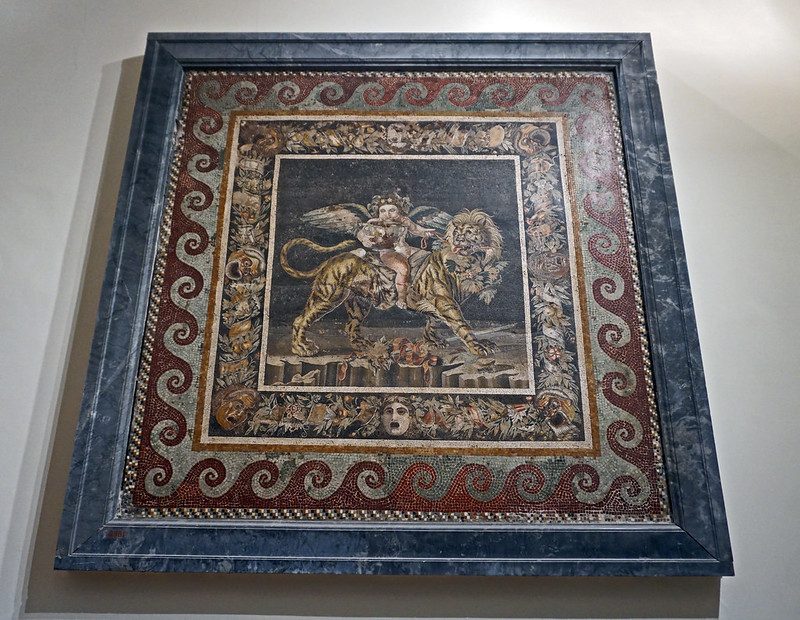 Mosaic from the House of the Faun in Pompeii - National Archaeological Museum, Naples, Italy<br/>© <a href="https://flickr.com/people/38743501@N08" target="_blank" rel="nofollow">38743501@N08</a> (<a href="https://flickr.com/photo.gne?id=35670552560" target="_blank" rel="nofollow">Flickr</a>)