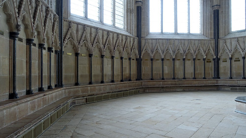 Wells Cathedral, chapter house blind arcade