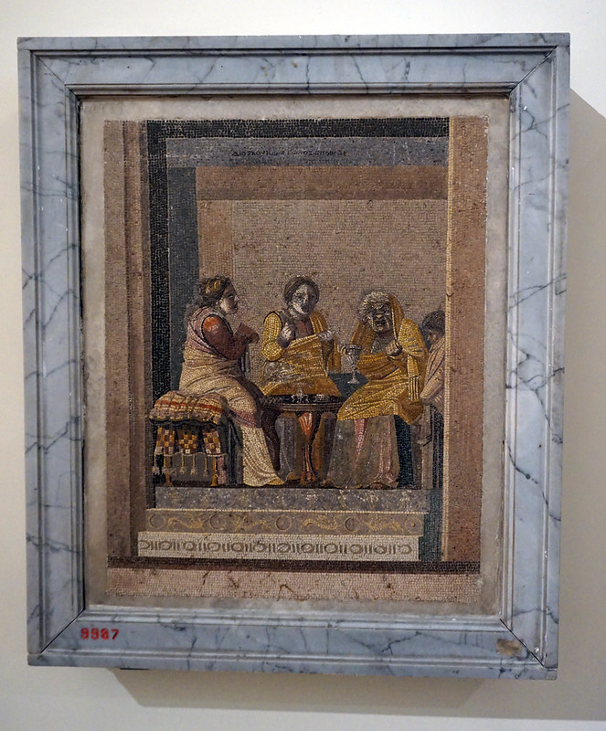 Mosaic from Pompeii - National Archaeological Museum, Naples, Italy<br/>© <a href="https://flickr.com/people/38743501@N08" target="_blank" rel="nofollow">38743501@N08</a> (<a href="https://flickr.com/photo.gne?id=35235128863" target="_blank" rel="nofollow">Flickr</a>)