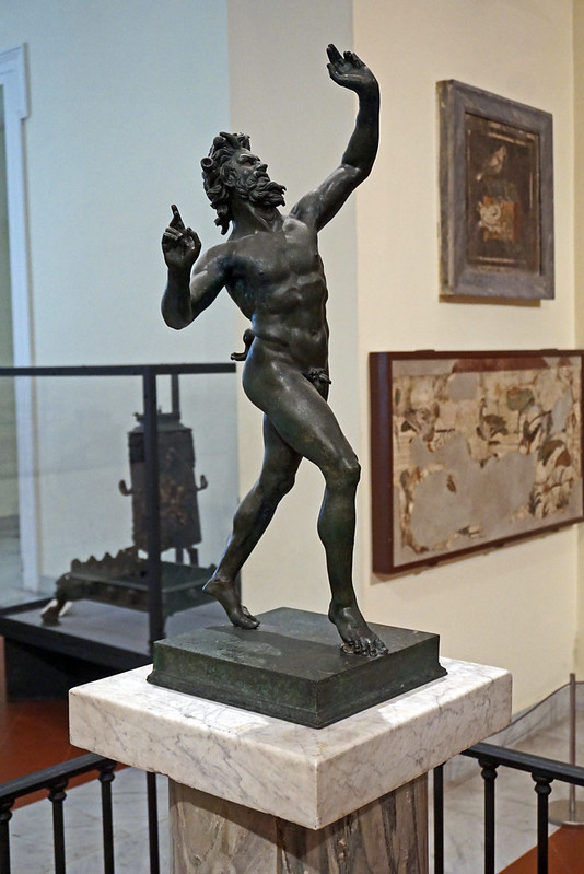 Dancing Satyr at House of the Faun in Pompeii - National Archaeological Museum, Naples, Italy<br/>© <a href="https://flickr.com/people/38743501@N08" target="_blank" rel="nofollow">38743501@N08</a> (<a href="https://flickr.com/photo.gne?id=35926969691" target="_blank" rel="nofollow">Flickr</a>)