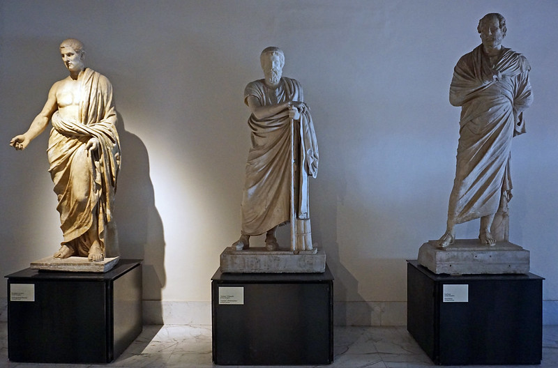 Statues from Villa dei Papiri in Herculaneum - National Archaeological Museum, Naples, Italy<br/>© <a href="https://flickr.com/people/38743501@N08" target="_blank" rel="nofollow">38743501@N08</a> (<a href="https://flickr.com/photo.gne?id=35908587431" target="_blank" rel="nofollow">Flickr</a>)