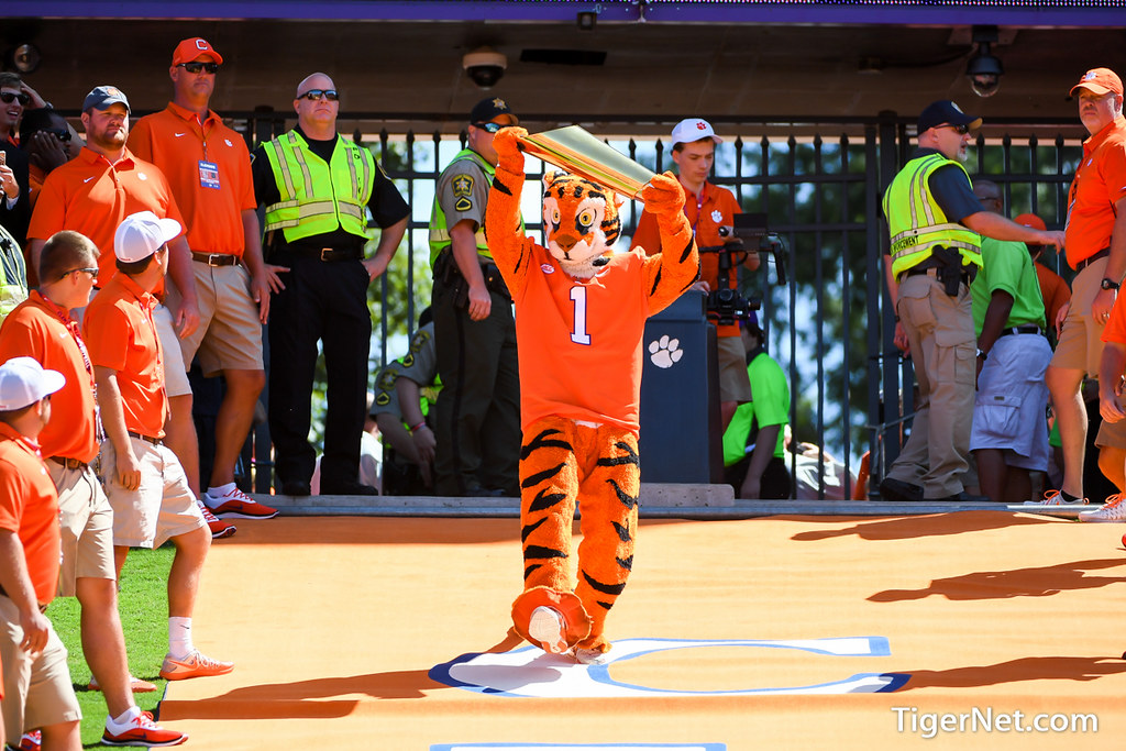 Clemson Football Photo of The Hill and The Tiger and kentstate