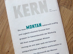 Montan Schriftmuster