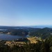 Panoramic view towards Whidbey Island from Mt Erie