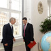 Generalsekretär Linhart trifft Staatssekretär von Kirgisistan Aibek Omokeev