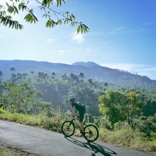 The view of Manglayang from Palintang roadside