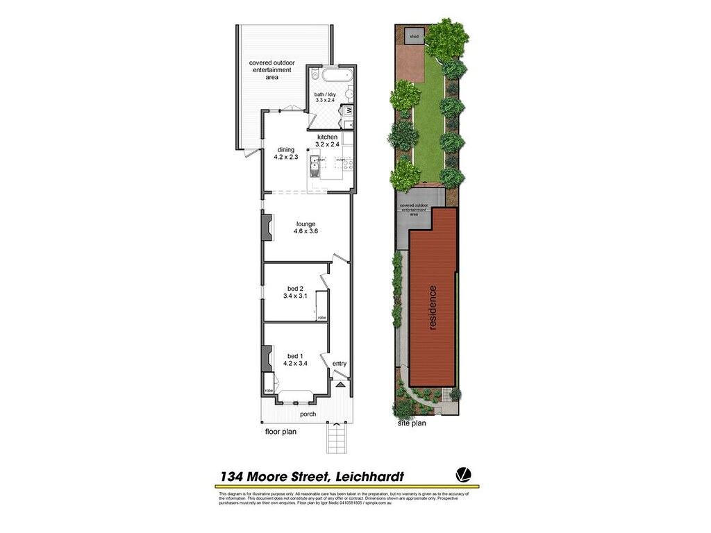134 Moore Street floorplan