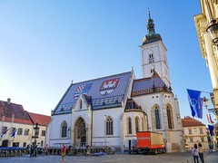 Zagreb's St. Marks church