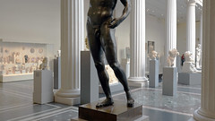 Bronze statue of a nude