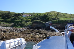 Approaching Rosaire Landing on Herm
