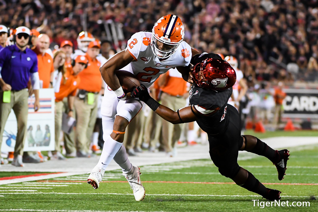 Clemson Football Photo of Kelly Bryant and Louisville