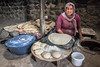 Woman Making Naan Bread, Alem Village, Kars, Turkey