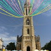 Bergerac Cathedral gets ready for the Tour de France