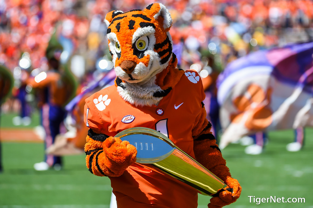 Clemson Football Photo of The Tiger and kentstate