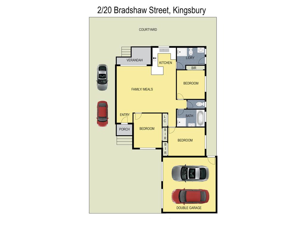 2/20 Bradshaw Street, Kingsbury VIC 3083 floorplan