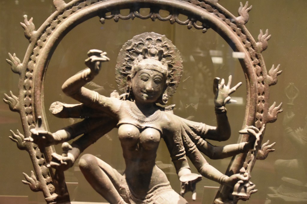 Image result for Sculpture of Mahishasuramardini in bronze from the Chola period, 11 century CE