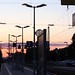 Railway station sunset II