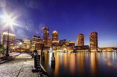 Boston skyline from Fan Pier